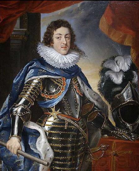 Peter Paul Rubens Portrait of Louis XIII of France Spain oil painting art